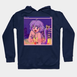 Vaporwave retro anime aesthetics Hoodie